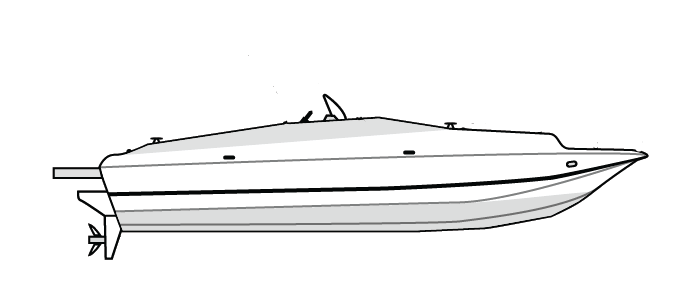 WAKE BOAT Wide Bow 